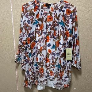 NWT‎ 2 piece multiples top size 1X